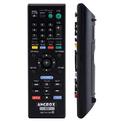 Angrox B119 5 RMT-B119A Replacement Universal Remote Control for Sony ...