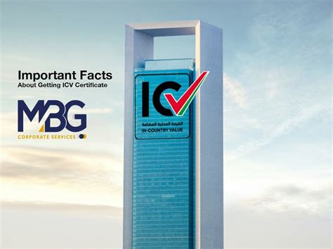 Important Facts About Getting An ICV Certificate