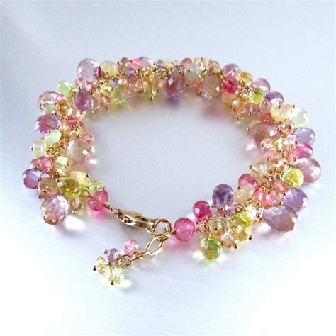 Cluster Bracelet - Etsy