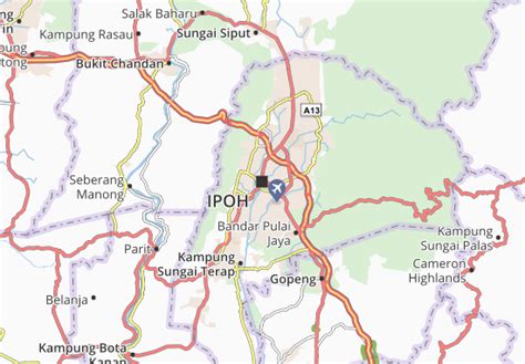 MICHELIN Ipoh map - ViaMichelin