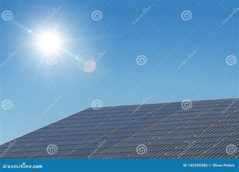 Barn with Solar Panels on the Roof Stock Image - Image of rooftop, power: 145290385