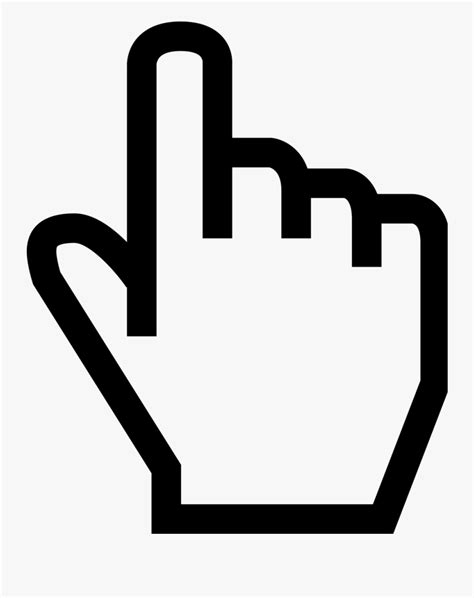 Computer Mouse Pointer Png - Windows 10 Cursor Hand , Free Transparent ...