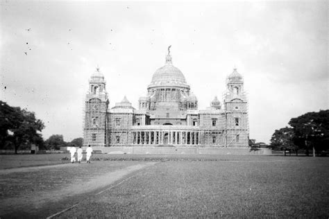 Victoria Memorial in Calcutta (Kolkata) During Renovation - Undated Photograph - Old Indian Photos