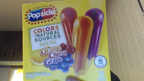 Popsicle Colors Sugar Free Ice Pops ( I Try All 3 Flavors ) - YouTube