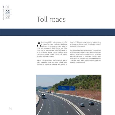 (PDF) Introduction Abertis Annual Report Toll roads · Abertis Annual Report 2015 01 Introduction ...