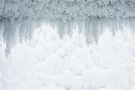 Premium Photo | Abstract winter background with frost and snow for design