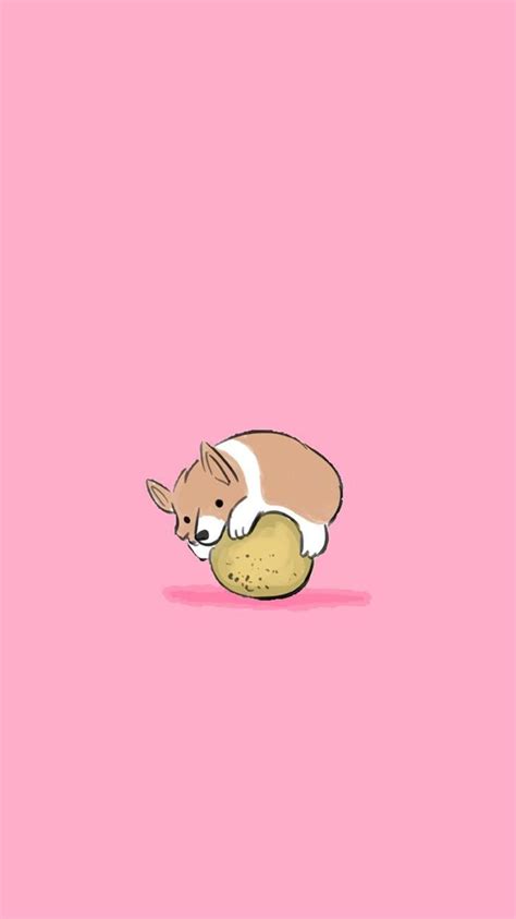 Dog Cute Kawaii iPhone Wallpapers - Wallpaper Cave