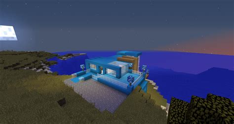 Modern Concrete House Minecraft Map