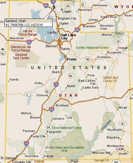 Garland, Utah Map 4