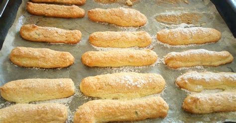 Finger biscuits/lady fingers/trifle sponges Recipe by Brian Nickolas ...