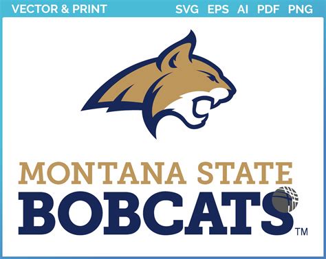 Montana State Bobcats - Alternate Logo (2013) - College Sports Vector ...