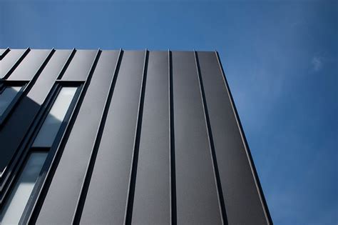 Matt Monument by COLORBOND Steel in our Standing Seam wall cladding panel system features on ...