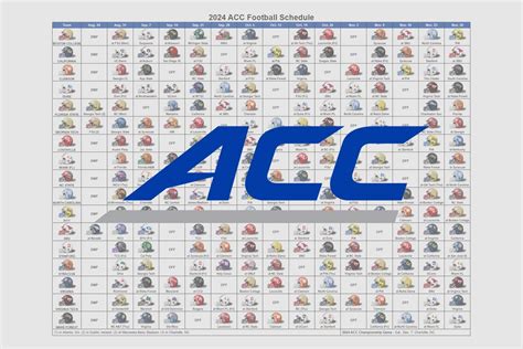 2024 ACC Football Helmet Schedule