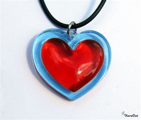 Zelda Heart Piece Container Necklace Pendant 30mm - Etsy