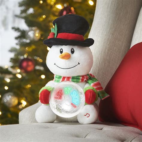 The Animated Snow Globe Snowman - Hammacher Schlemmer