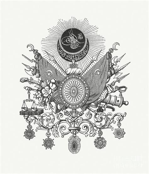 Coat Of Arms Of The Ottoman Empire Digital Art by Zu 09 | Fine Art America