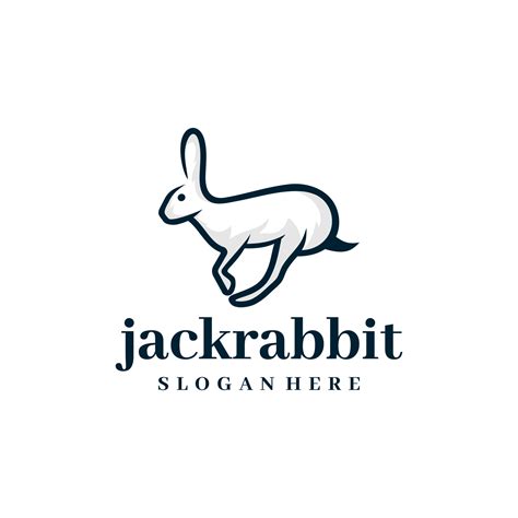 Jackrabbit logo design. Awesome a modern jackrabbit logo. A jackrabbit ...