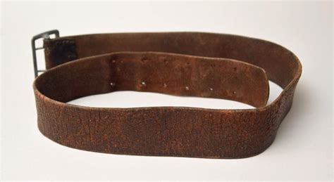 Regimentals | GERMAN WWII ARMY OFFICERS WIDE LEATHER BELT.