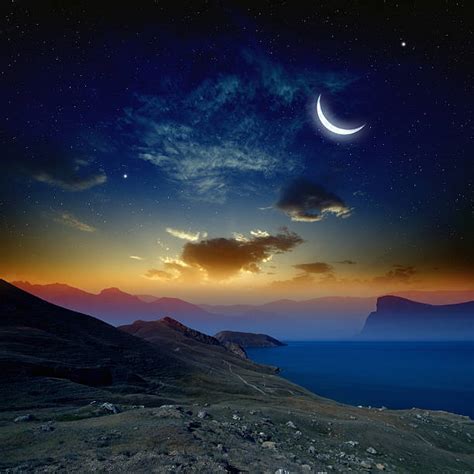 Royalty Free Crescent Moon Pictures, Images and Stock Photos - iStock