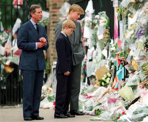 Prince Harry says he feels guilty that he didn't show emotion as he met mourners after Princess ...