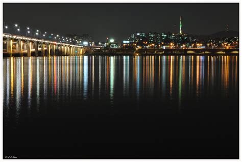 Han river night view 1 | Han river magnifies the beauty of S… | Flickr
