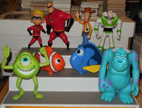 2005 Mcdonalds Happy Meal Toys Disney Pixar Pals Set of 8 Nemo The Incredibles | #3916986952