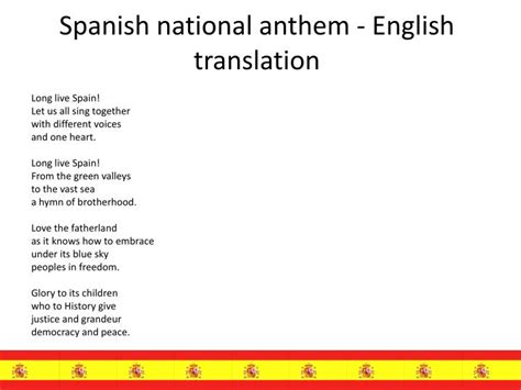 PPT - Spain national anthem PowerPoint Presentation - ID:2652411