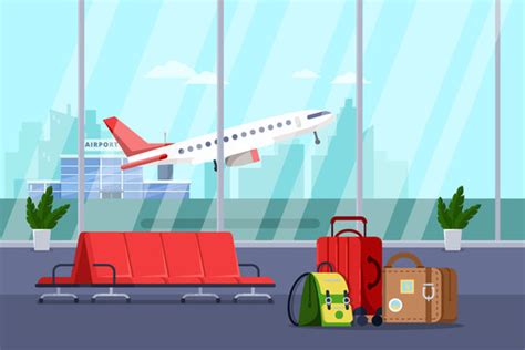 Airport Cartoon Background