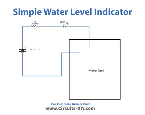 Simple Water Level Indicator Circuit