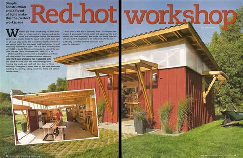 Wood Work Family Handyman Shed PDF Plans