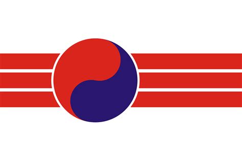 Flag of the People's Republic of Korea from 1945-46 : r/vexillology