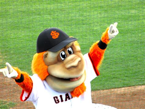 Gigante, San Jose Giants mascot; Class A-Advanced California League ...