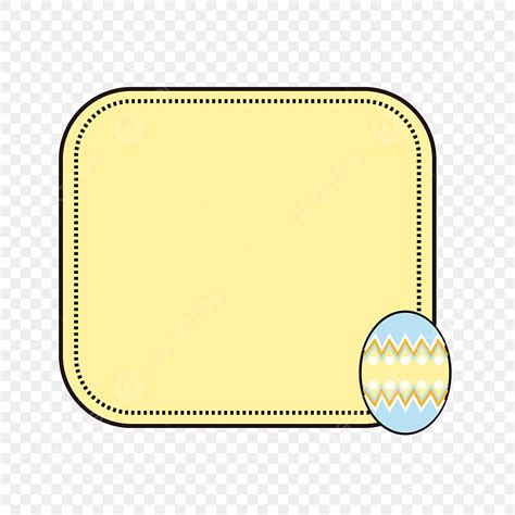 Cute Easter Vector Hd PNG Images, Easter Border Cute And Fresh, Easter ...