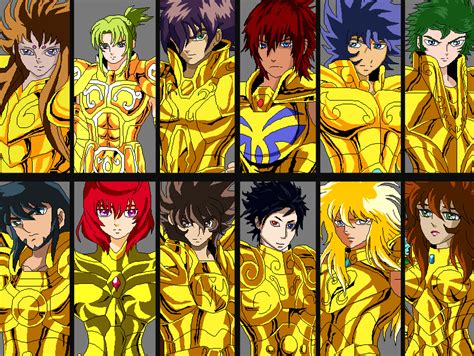 My gold saints - Saint Seiya by sidneythor on DeviantArt