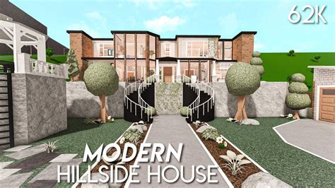 Roblox Bloxburg Modern Hillside Home 280k Part 33 Speedbuild | Images ...