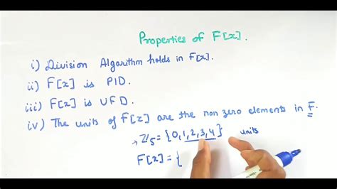 Polynomial Ring properties II FIELD THEORY - YouTube