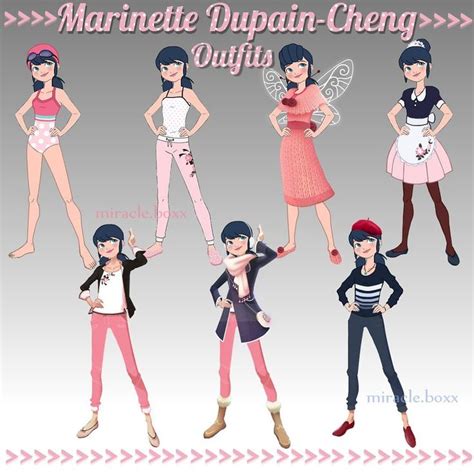 𝓜𝕚ʀa🅲𝓾𝕝ᴏu𝓼 𝕃𝗮𝓭y乃𝕦𝓰 on Instagram: “Marinette Dupain-Cheng outfits 🌸 # ...