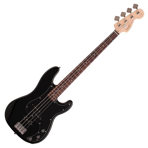 Squier by Fender Affinity Precision PJ Bass Guitar, Black at Gear4music.com