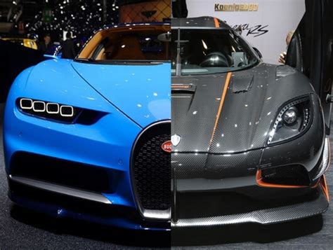 Koenigsegg Agera RS vs Bugatti Chiron: Battle of Blazing Speed