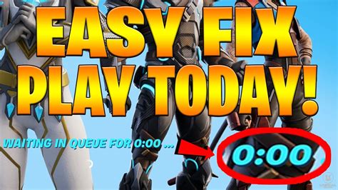 SKIP QUEUE TIME In Fortnite! (How To Play Fortnite Season OG Online) Glitch Queue Time! - YouTube