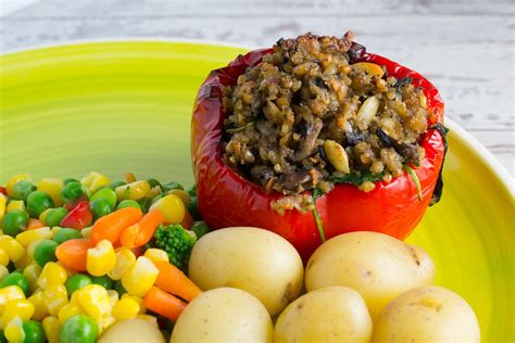 Vegan Haggis Stuffed Pepper Recipe | Planet Veggie