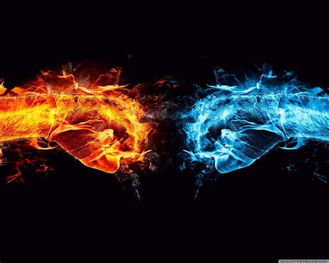 Cool Fire and Water Background, Water Element HD wallpaper | Pxfuel