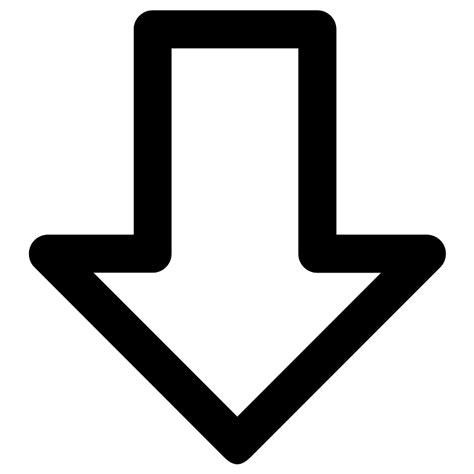 Down Arrow Vector SVG Icon - SVG Repo