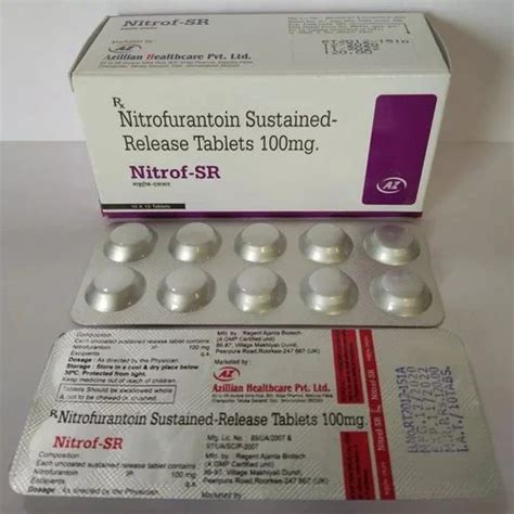 Nitrofurantoin 100 Mg Tablets, Non prescription, Treatment: Urinary ...