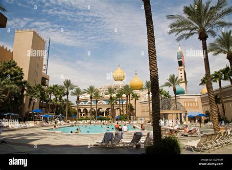 Las Vegas Nevada The pool at the Sahara Hotel Stock Photo - Alamy