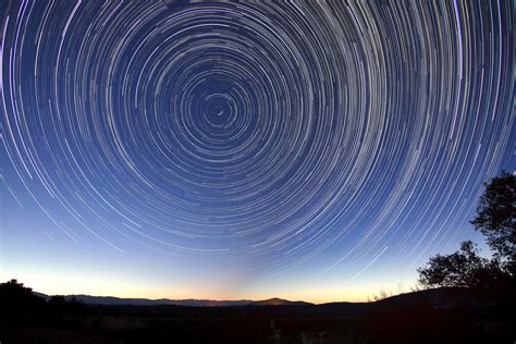 Star Trails in the Sky above the landscape image - Free stock photo ...