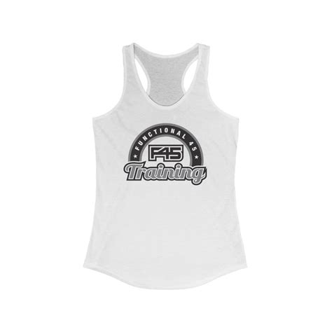 F45 Black & White Logo Racerback - Etsy