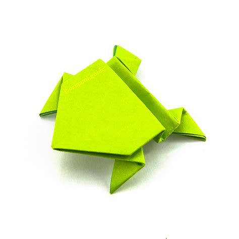 How To Make An Origami Jumping Frog