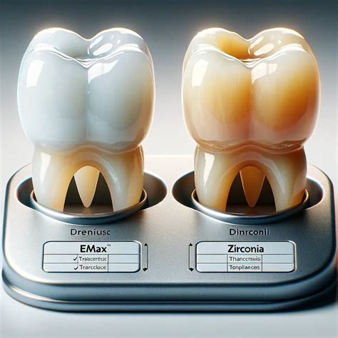 What is the Difference between Emax Crowns and Zirconium Crowns