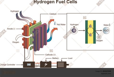 Hydrogen Fuel Cells Vector & Photo (Free Trial) | Bigstock